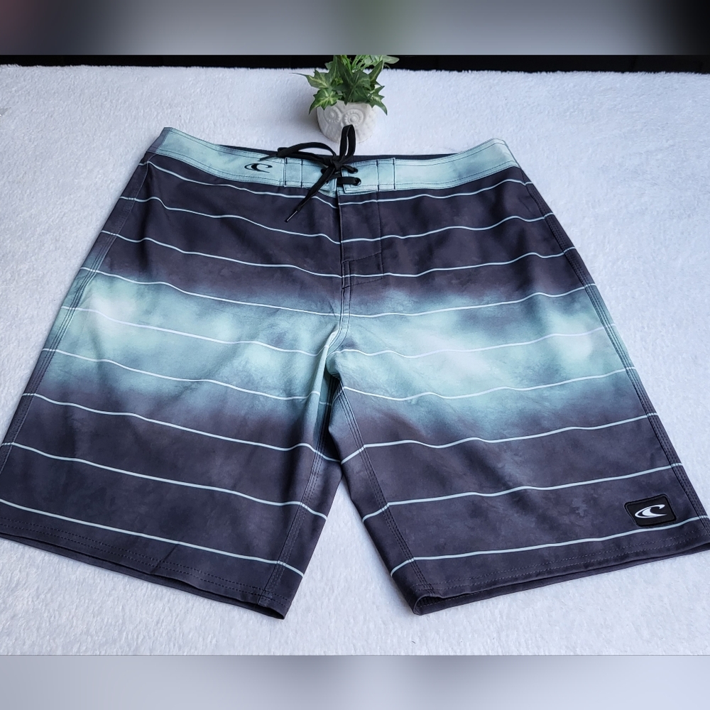 O'Neill 11 Stripe Men's Boardshort color Multicolor size 32.